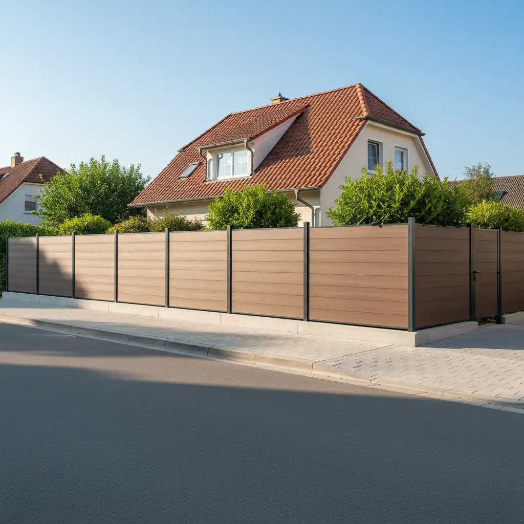 WPC-Sichtschutzzaun