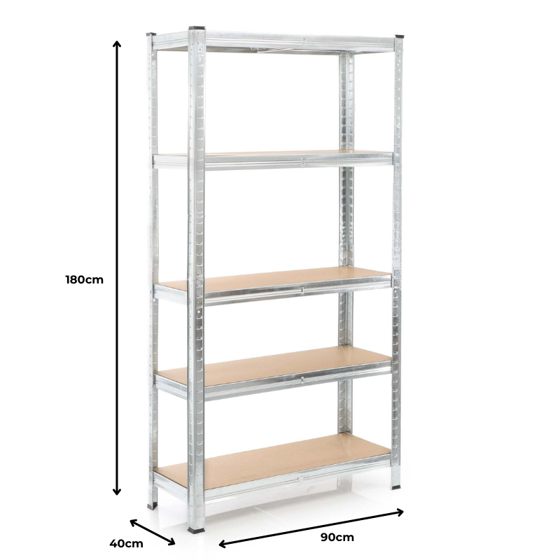 Schwerlastregal / Steckregal 180x90x40cm | 625kg Traglast