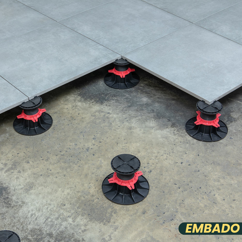 Stelzlager höhenverstellbar 90-150mm für Terrassenplatten YEED