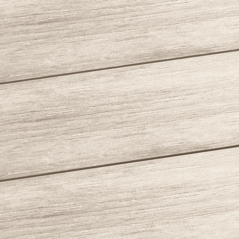 WPC-Komplettset Elfenbein Antik Massivdiele