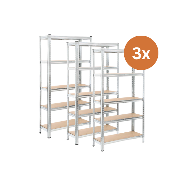 Schwerlastregal / Steckregal 180x90x40cm | 625kg Traglast