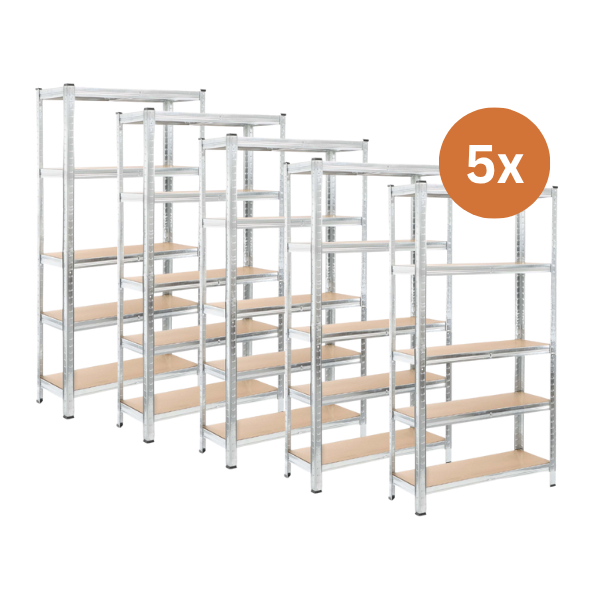 Schwerlastregal / Steckregal 180x90x40cm | 625kg Traglast