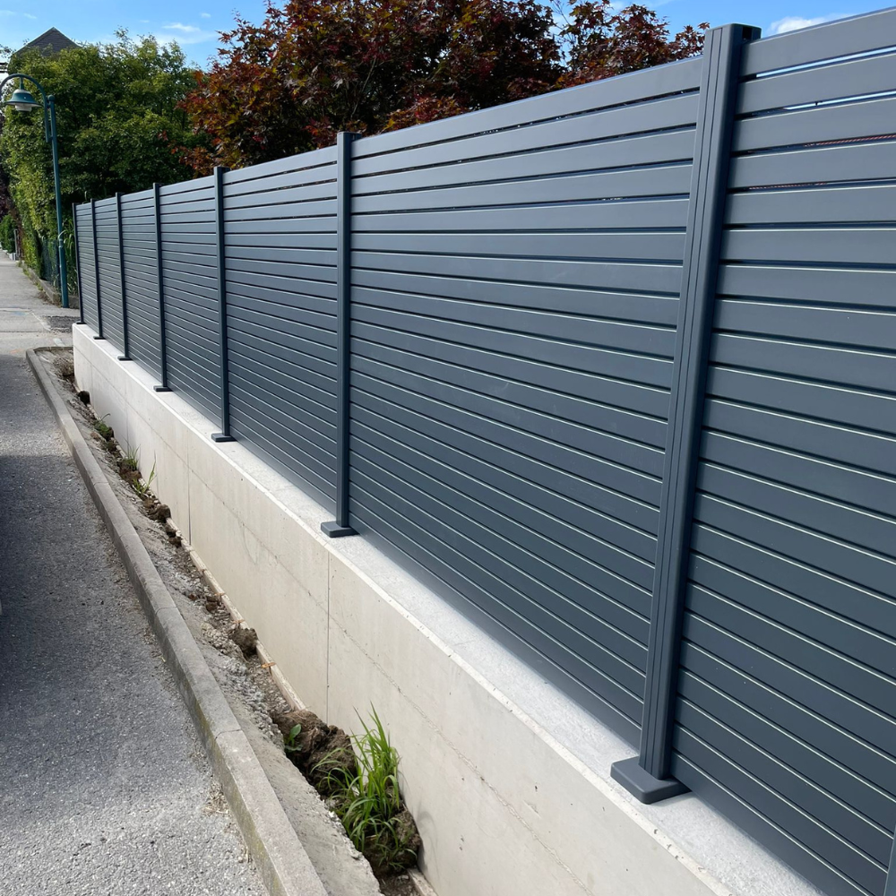 Aluminium Sichtschutzzaun Rhombus MARIO Anthrazit