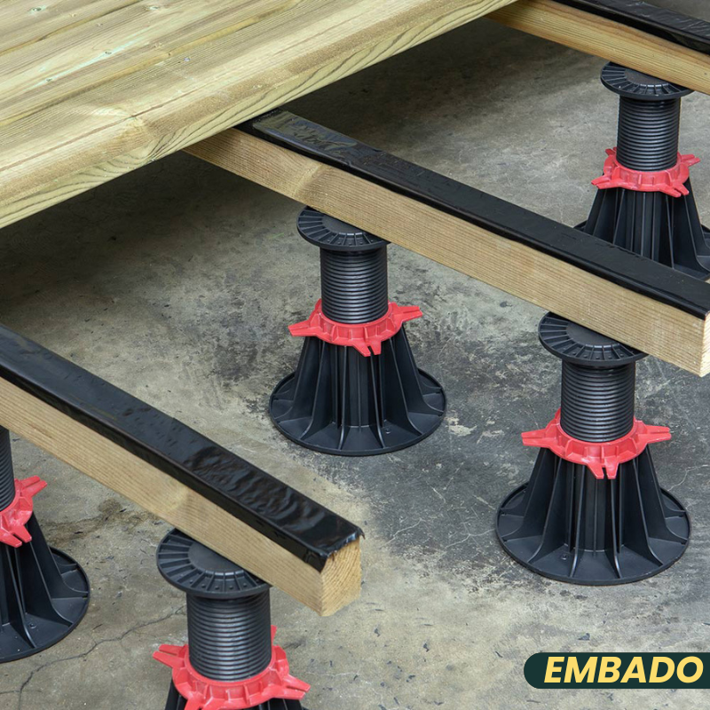 Balkenlager höhenverstellbar 150-260mm für Terrassendielen YEED