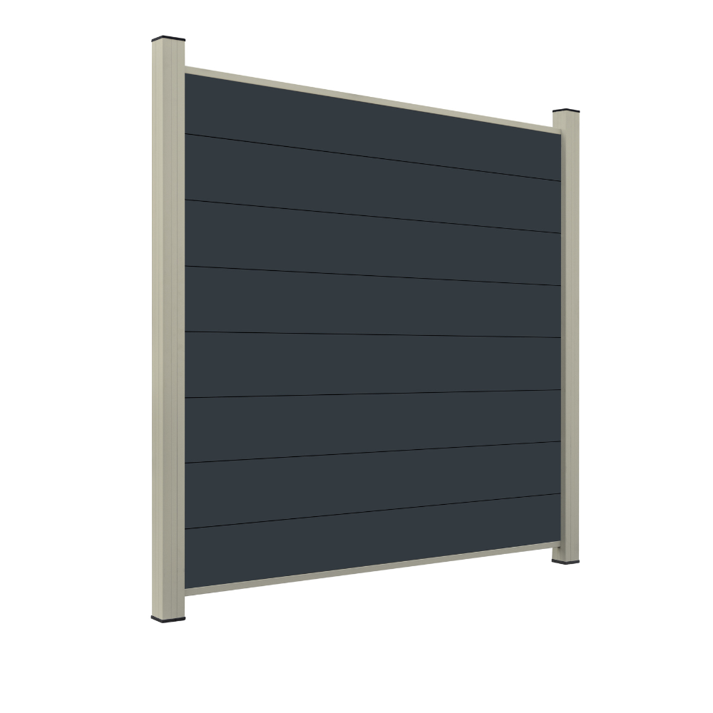 Aluminium Sichtschutzzaun MARIO Anthrazit
