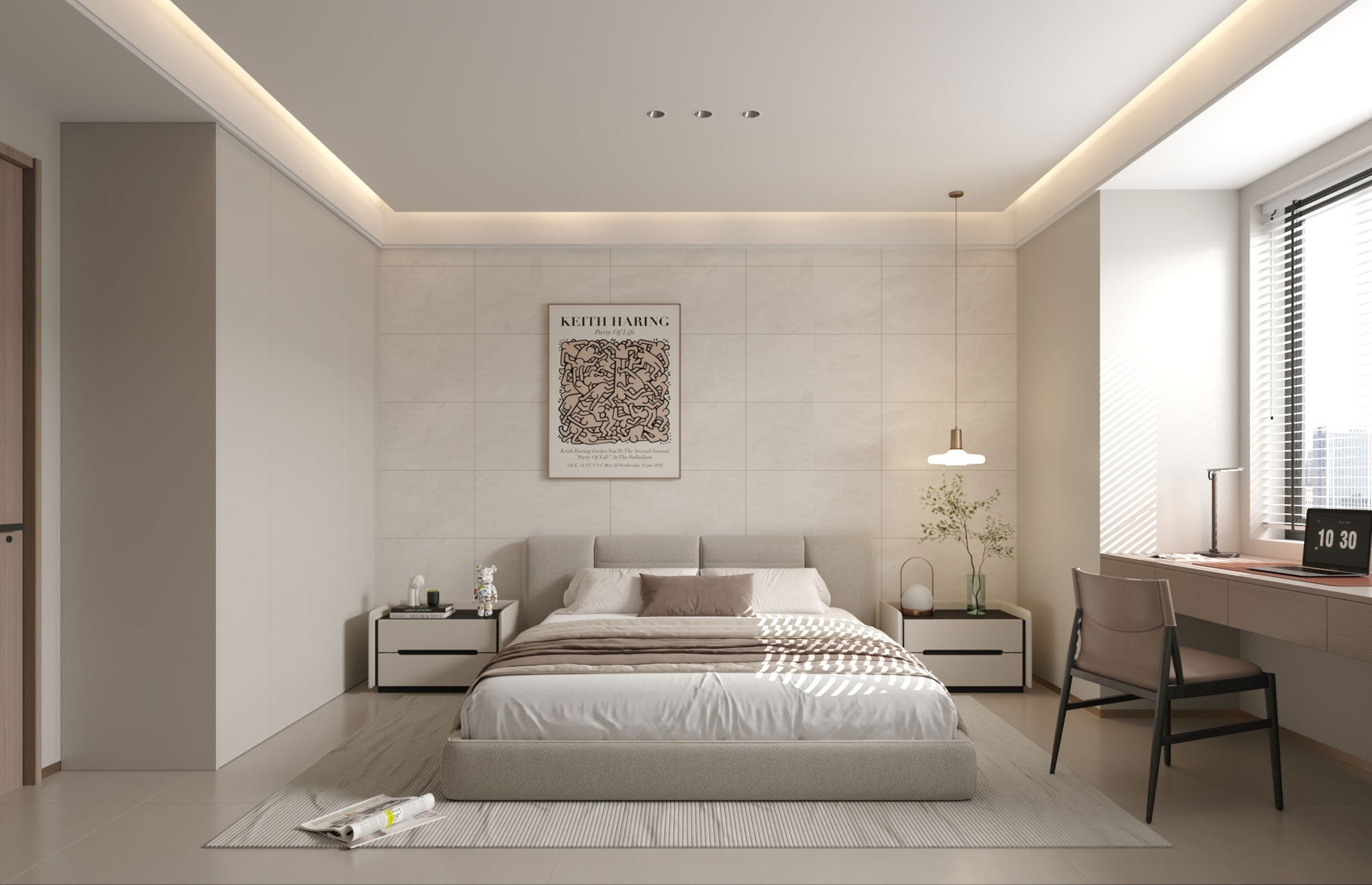 SPC-Wandverkleidung Hellgrau 800x400mm - Inhalt 1,92m²