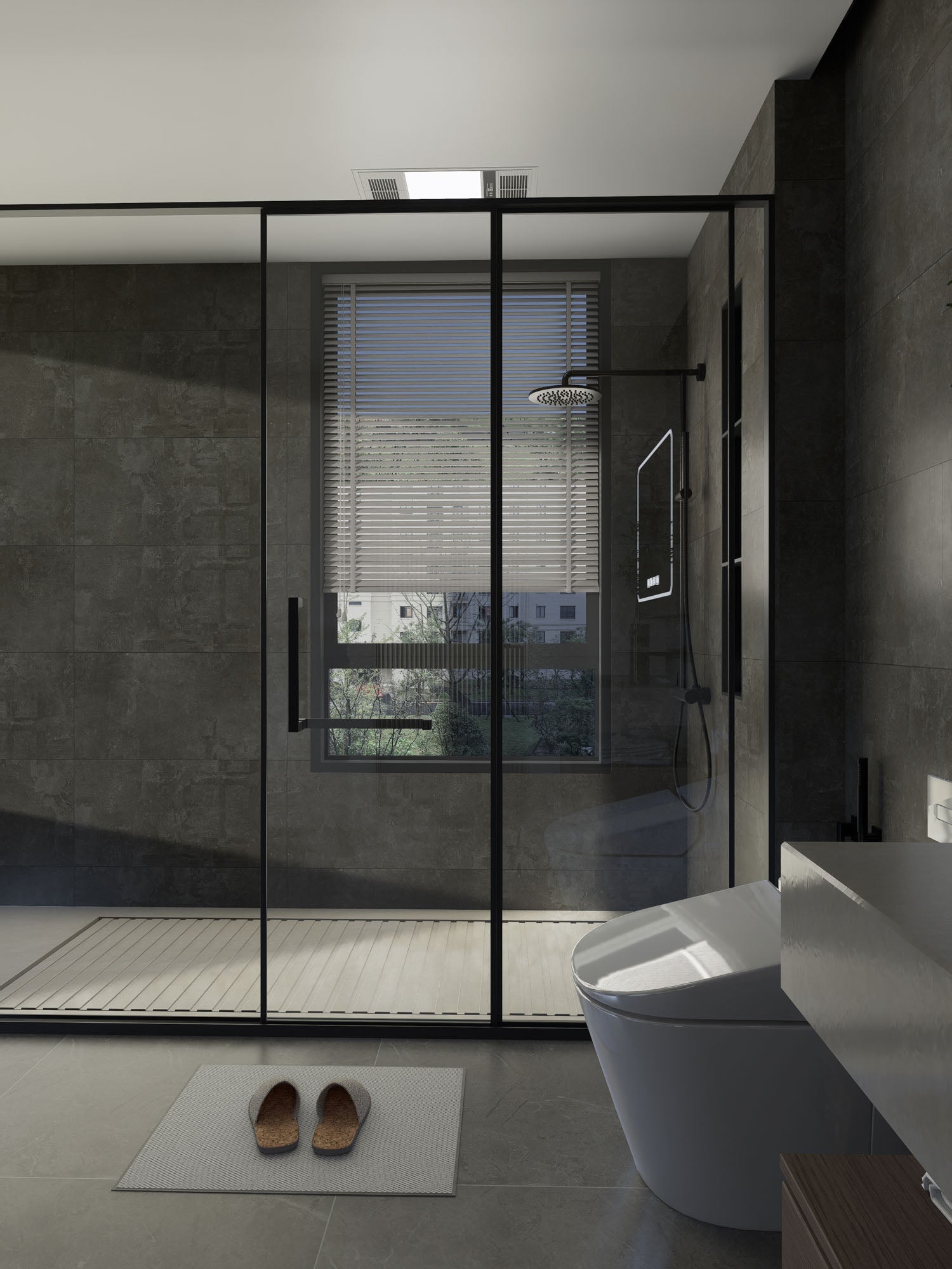 SPC-Wandverkleidung Dunkelbraun 800x400mm - Inhalt 1,92m²