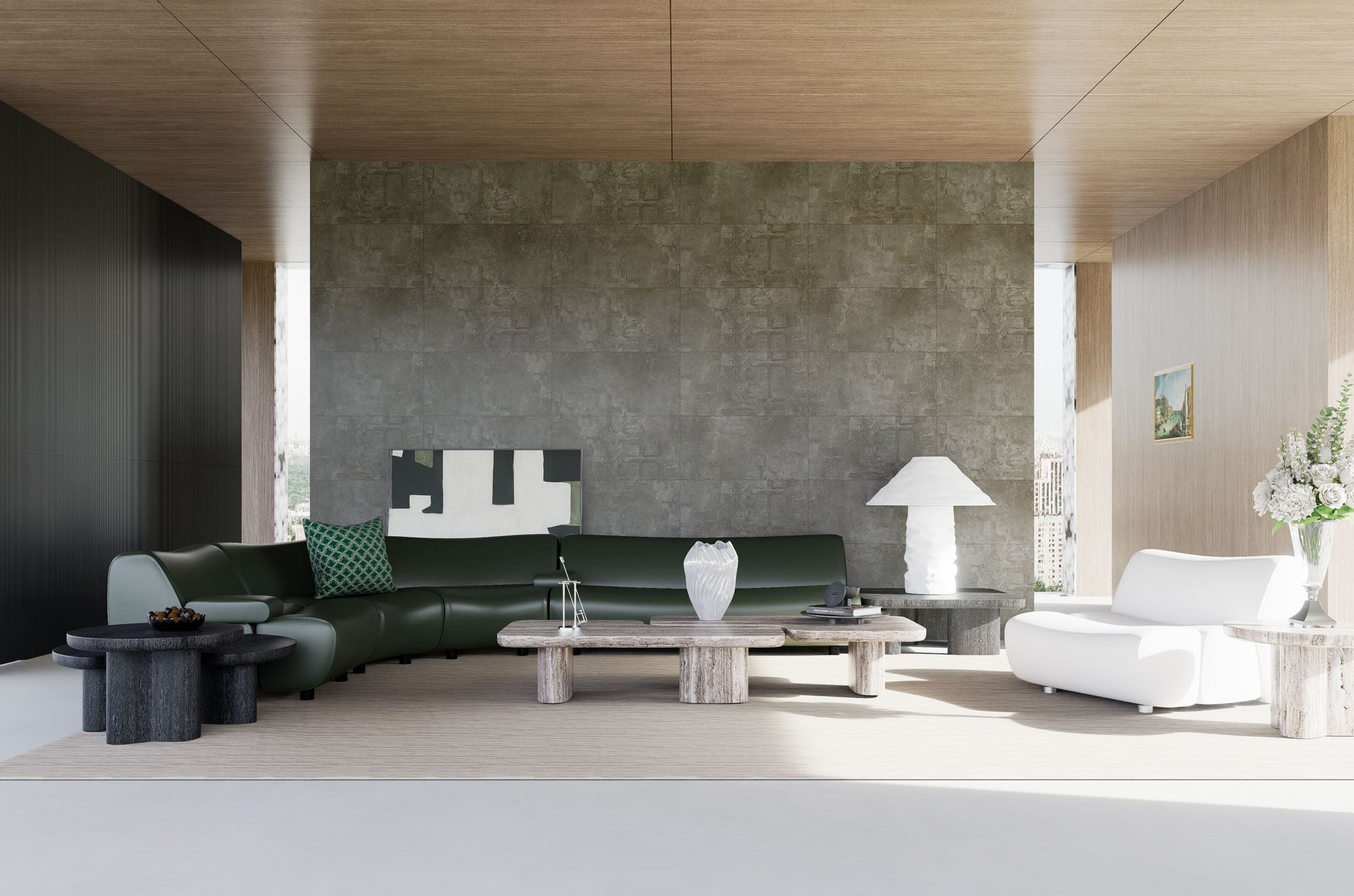 SPC-Wandverkleidung Dunkelbraun 800x400mm - Inhalt 1,92m²