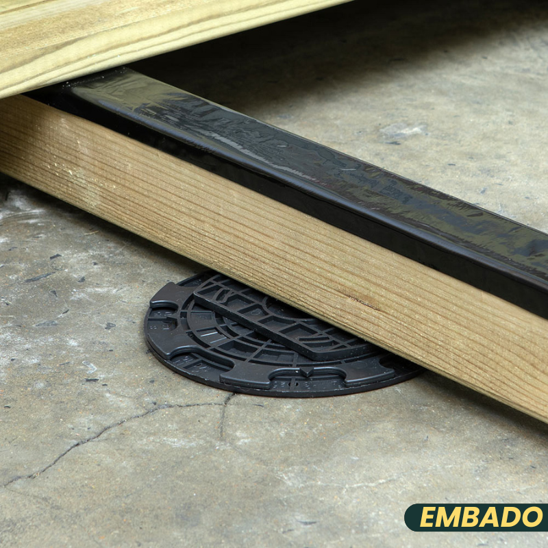 Balkenlager höhenverstellbar 8-20mm für Terrassendielen YEED