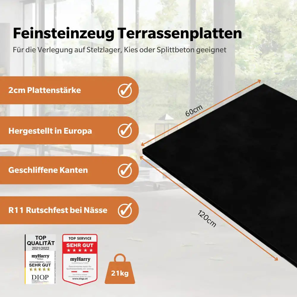 Terrassenplatte Grande Light 120x60x2cm