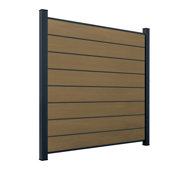 WPC Sichtschutzzaun ENZO Muskat