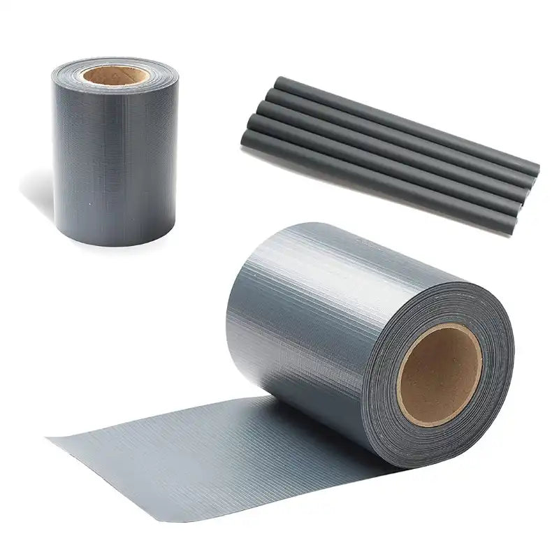 PVC Sichtschutzstreifen für Doppelstabmattenzäune Anthrazit 35lfm