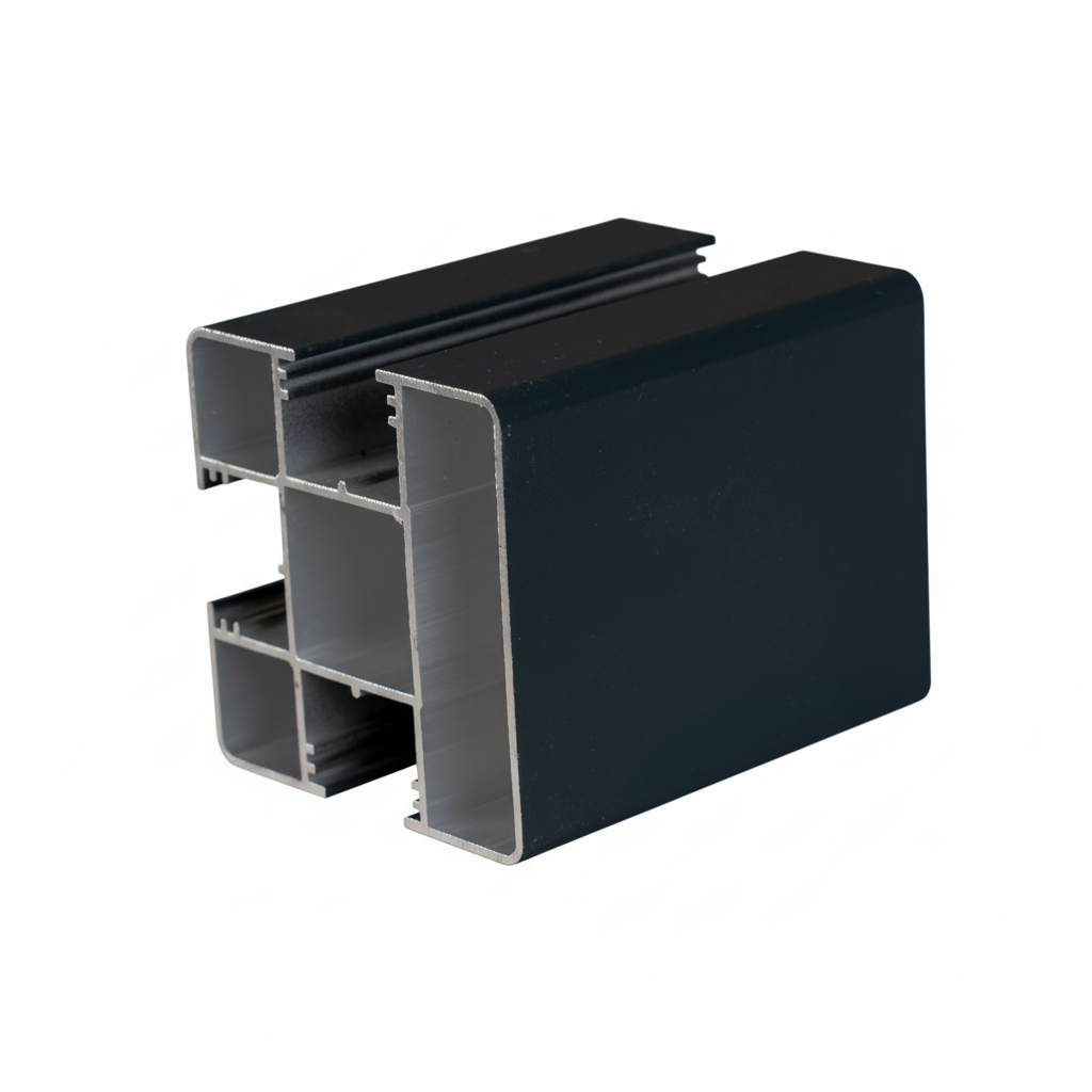 Muster ALU-Sichtschutzzaun Pfosten Anthrazit