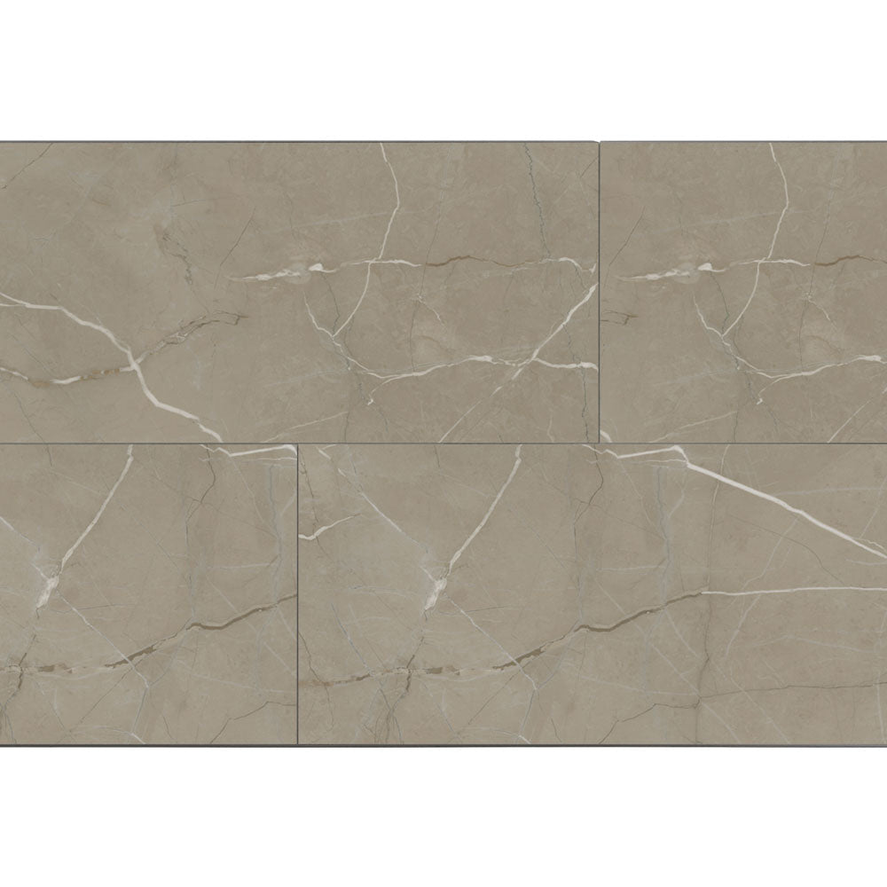 SPC-Wandverkleidung Marmor Braun 800x400mm - Inhalt 1,92m²