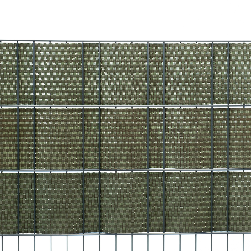 Rattan Sichtschutzstreifen Grün RD12 255cm